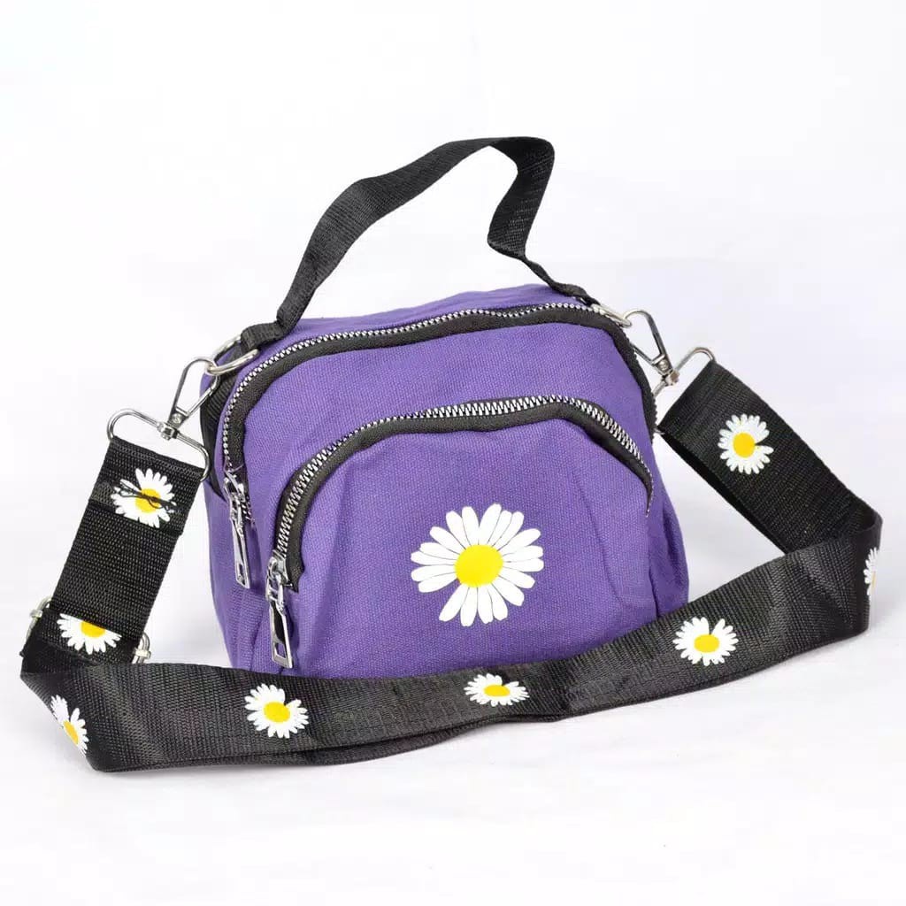 Tas Selempang Wanita Kanvas Daisy Bag 1165 - 1159-5