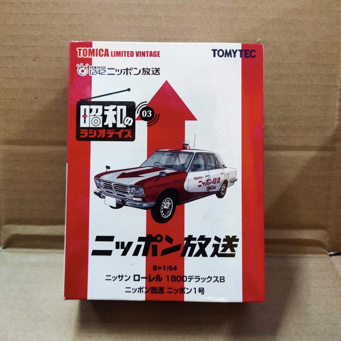 Tomica Limited Vintage Ra-03 Laurel 1800 Nippon Broadcasting NEW