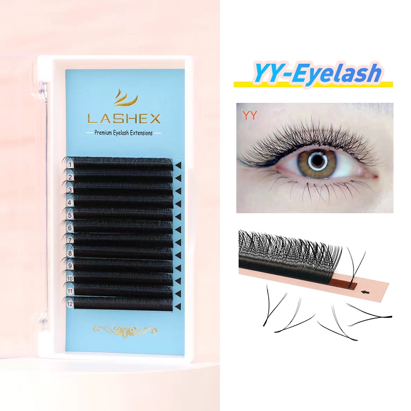 (SUPER SOFT !) Lashex BM mega blooming Premium Eyelash Extension MATTE BLACK