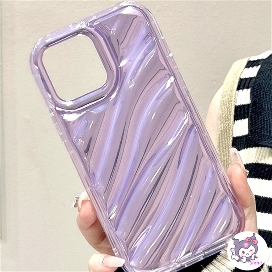 Compatible For iPhone 14 13 12 11 Pro Max X Xr Xs Max 8 7 Plus Luxury Simple Dazzling Creative Laser Card Phone Case 3D Stereo Corrugation Pattern Soft Shockproof Cover