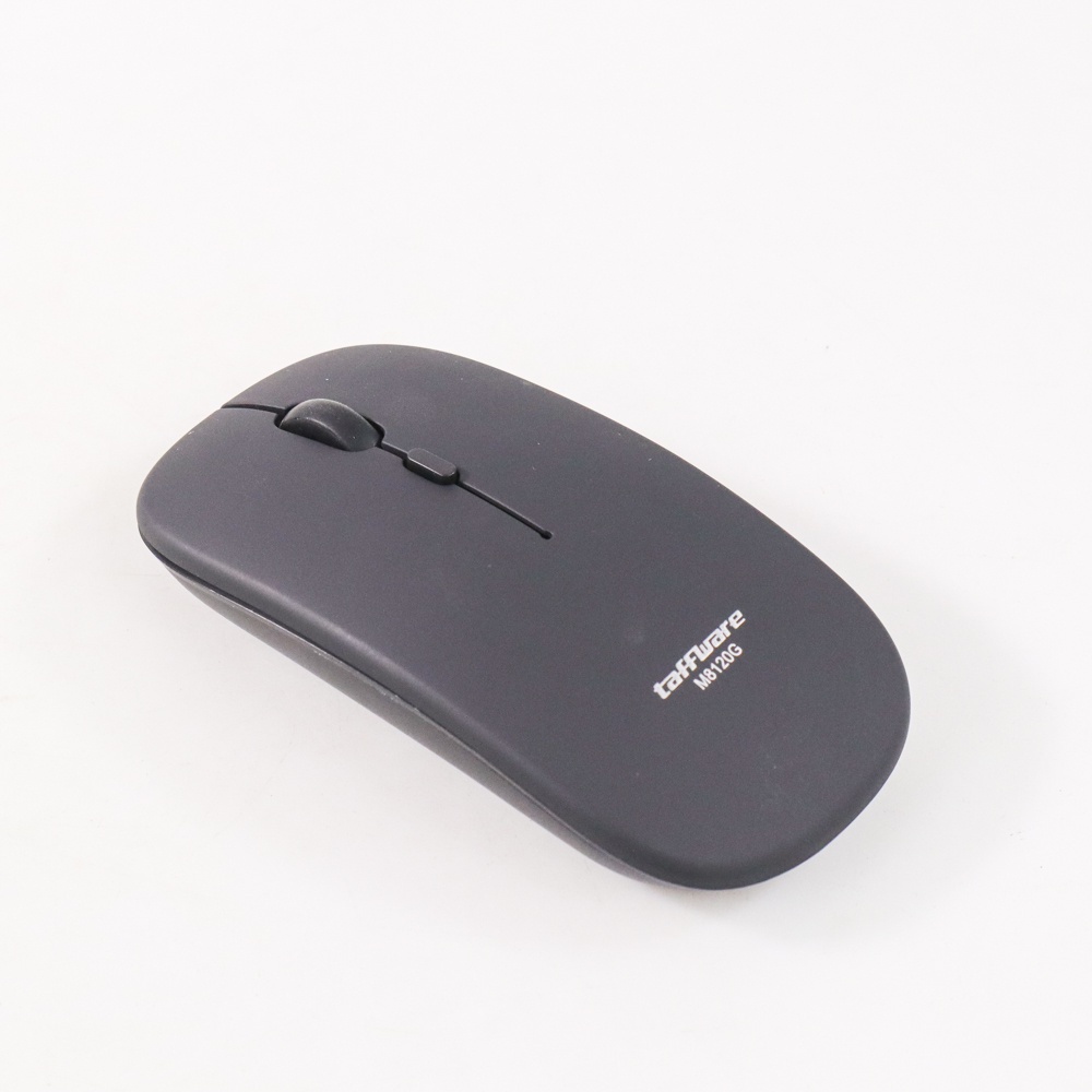 Mouse Bluetooth 5.2 Bisa Cas Taffware &amp; Wireless 2.4G Rechargeable - M8120G Black