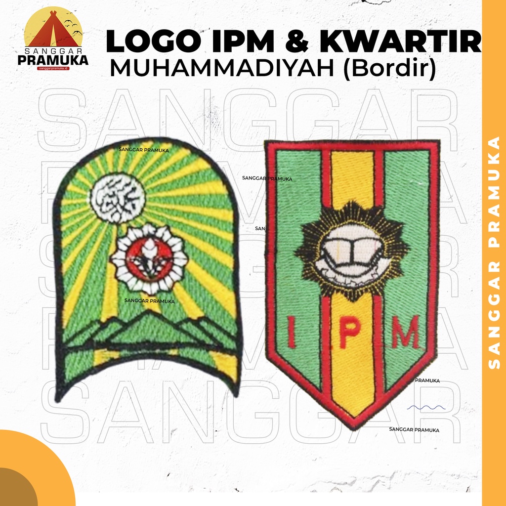 Logo bordir ipm / logo bordir ikatan pelajar Muhammadiyah