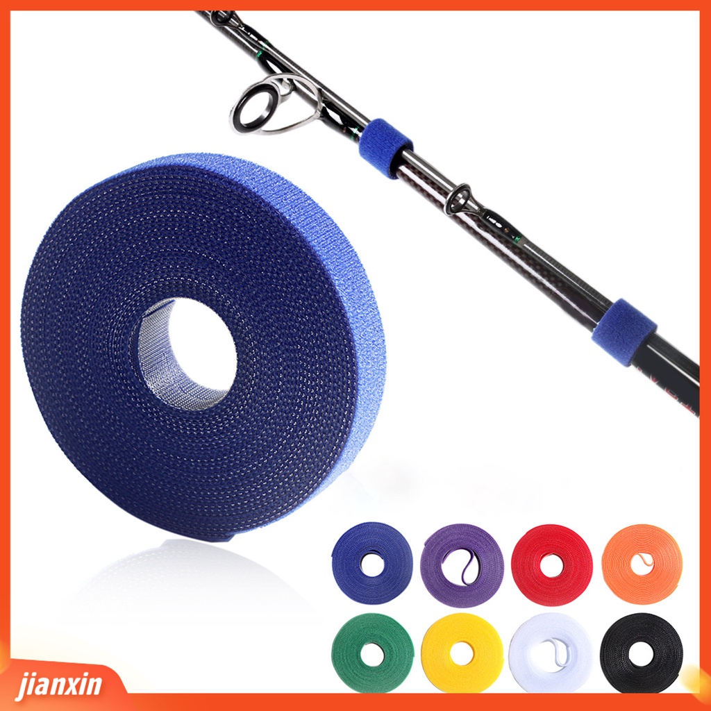 (In Stock) 1rol1/3/5m Pengikat Joran Pancing Multi Warna Tahan Aus Multifungsi Tahan Lama Kuat DIY Reusable Wire Winder Fishing Pole Nylon Strap Untuk Rumah
