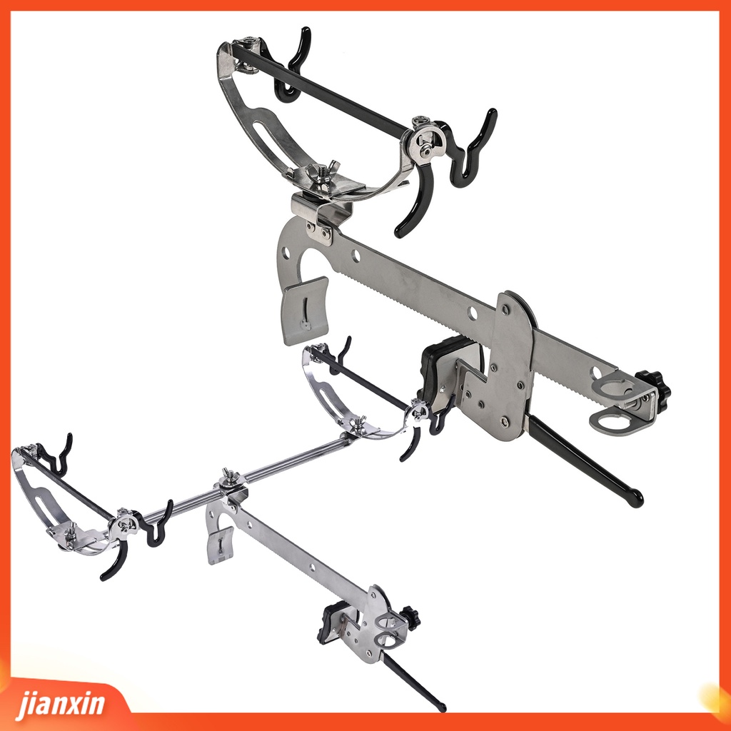 (In Stock) Bracket Pancing Jembatan Multi Sudut Adjustable Portabel Stainless Steel Lipat Rakit Dukungan Memancing Untuk Memancing