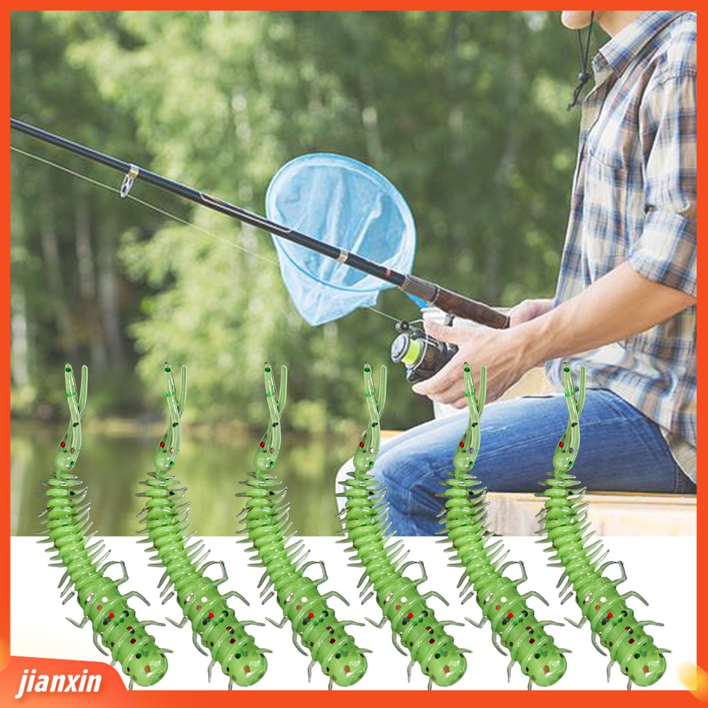 (In Stock) 20Pcs Slug Umpan Desain Simulasi Detail Kompak Pengerjaan Teliti Realistis Angling PVC Mini Sekrup Lure Umpan Untuk Semua Tubuh Air