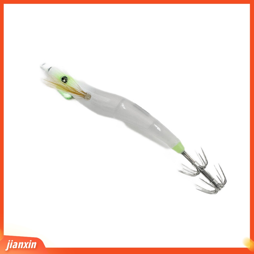 (In Stock) 10.3cm /4.7g Umpan Buatan One-piece Modeling Simulasi Menggoda Kait Tajam Angling Logam UV Luminous Udang Umpan Aksesoris Memancing