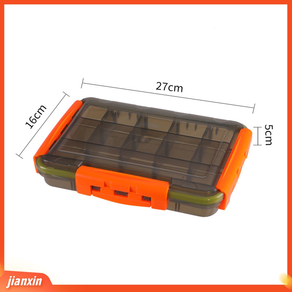 (In Stock) Kotak Umpan Kapasitas Tinggi Tahan Jatuh Water Proof Kompartemen Tahan Tekanan Multifungsi Kotak Pancing Memancing Outdoor