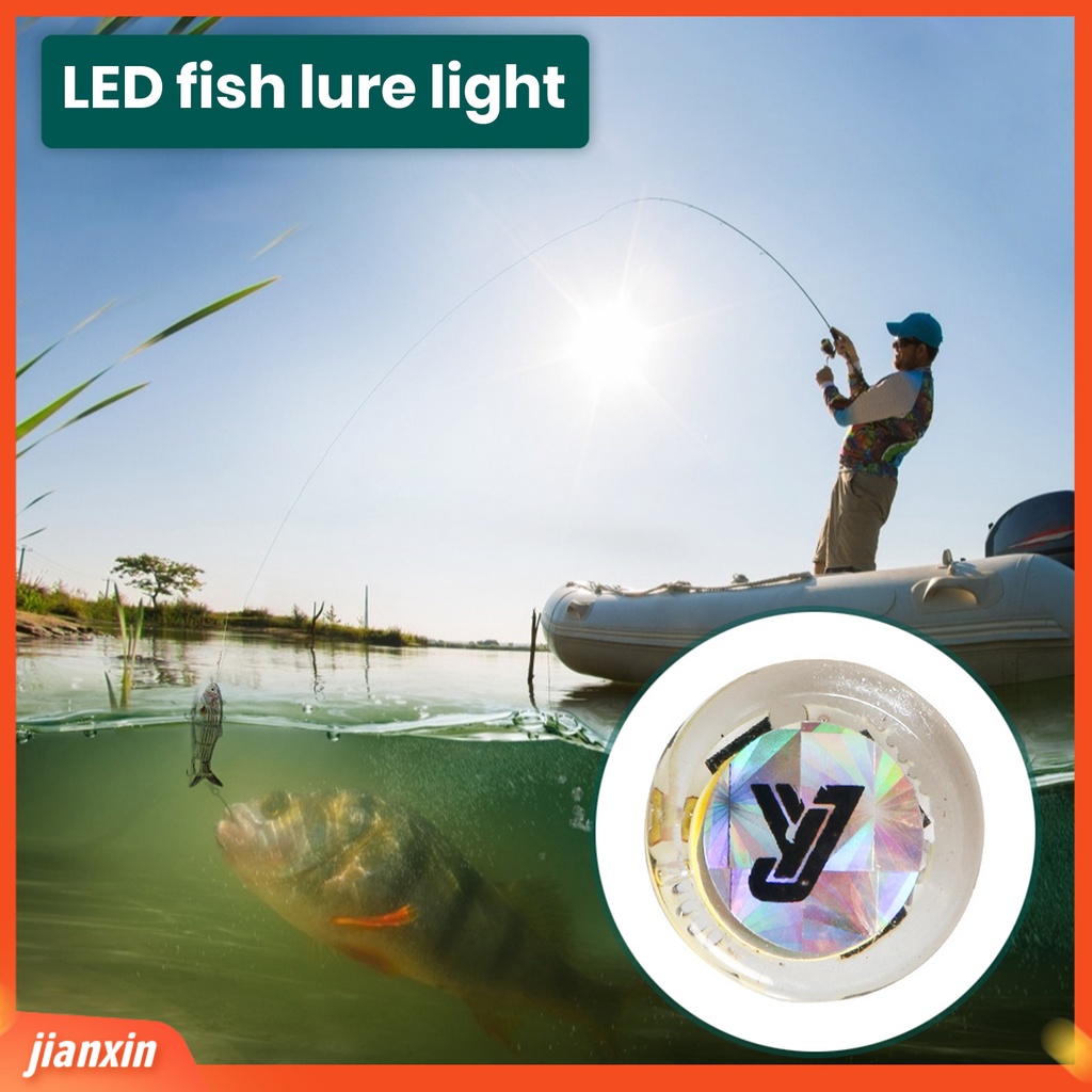 (In Stock) Lampu Ikan LED Mini Fishing Lure Light LED Deep Drop Underwater Bentuk Mata Luminous Lamp Fishing Gathering Attraction Perlengkapan Memancing