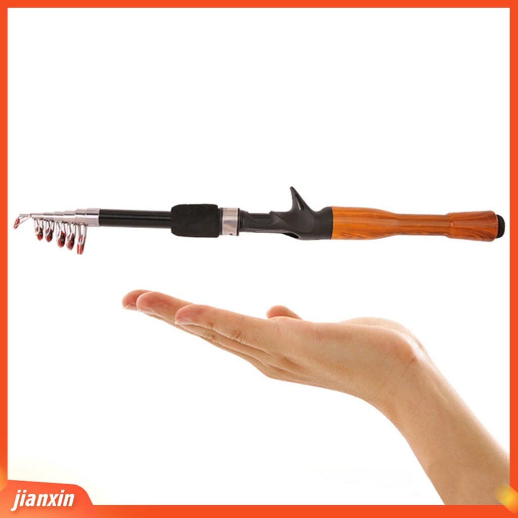 (In Stock) Joran Pancing Cap Tongkat Tebal Heavy Duty Portable Travel Fishing Pole Kit Untuk Outdoor