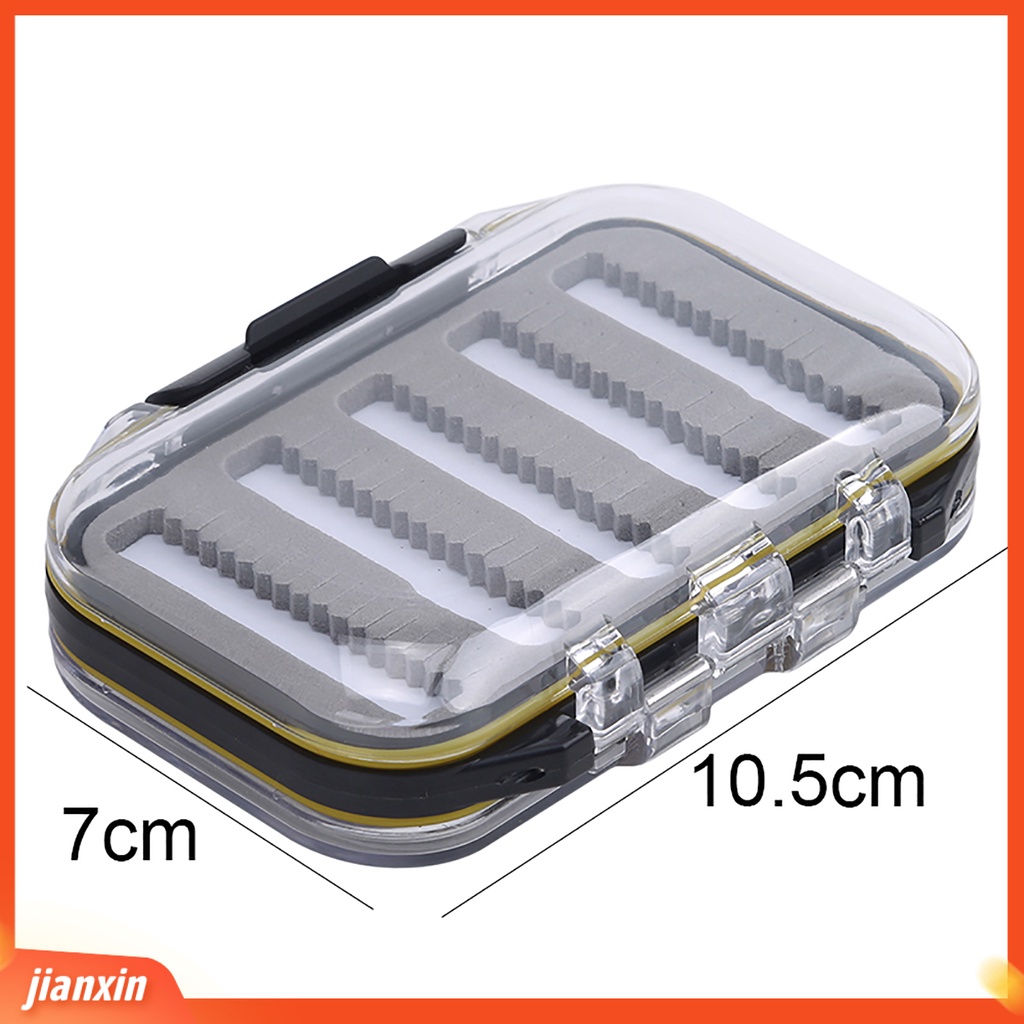(In Stock) Kotak Pancing Ringan Ukuran Saku Praktis Double-sides Tackle Box Untuk Lalat Air Garam