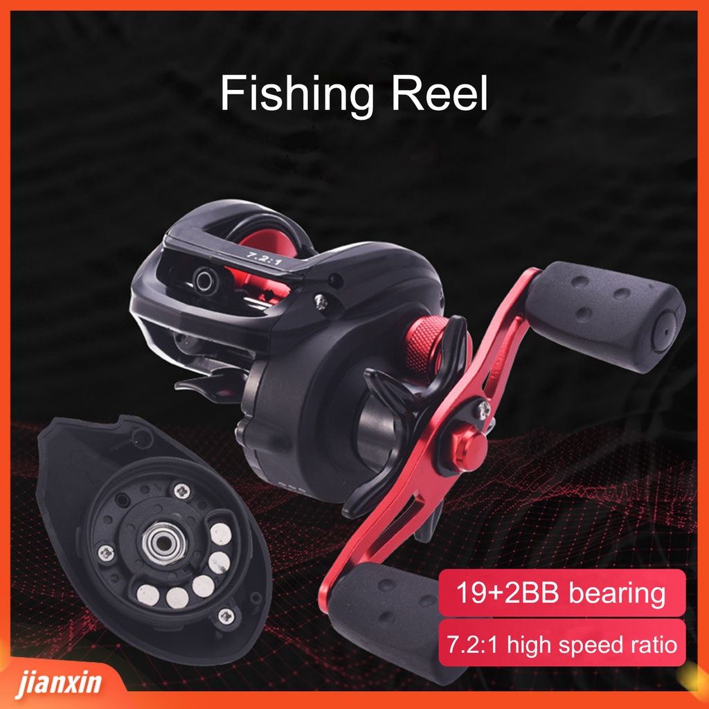 (In Stock) Gulungan Pancing Tahan Air ic Rem Metal 19 +2BB Axis Seafishing Baitcast Reel Untuk Pecinta Pancing