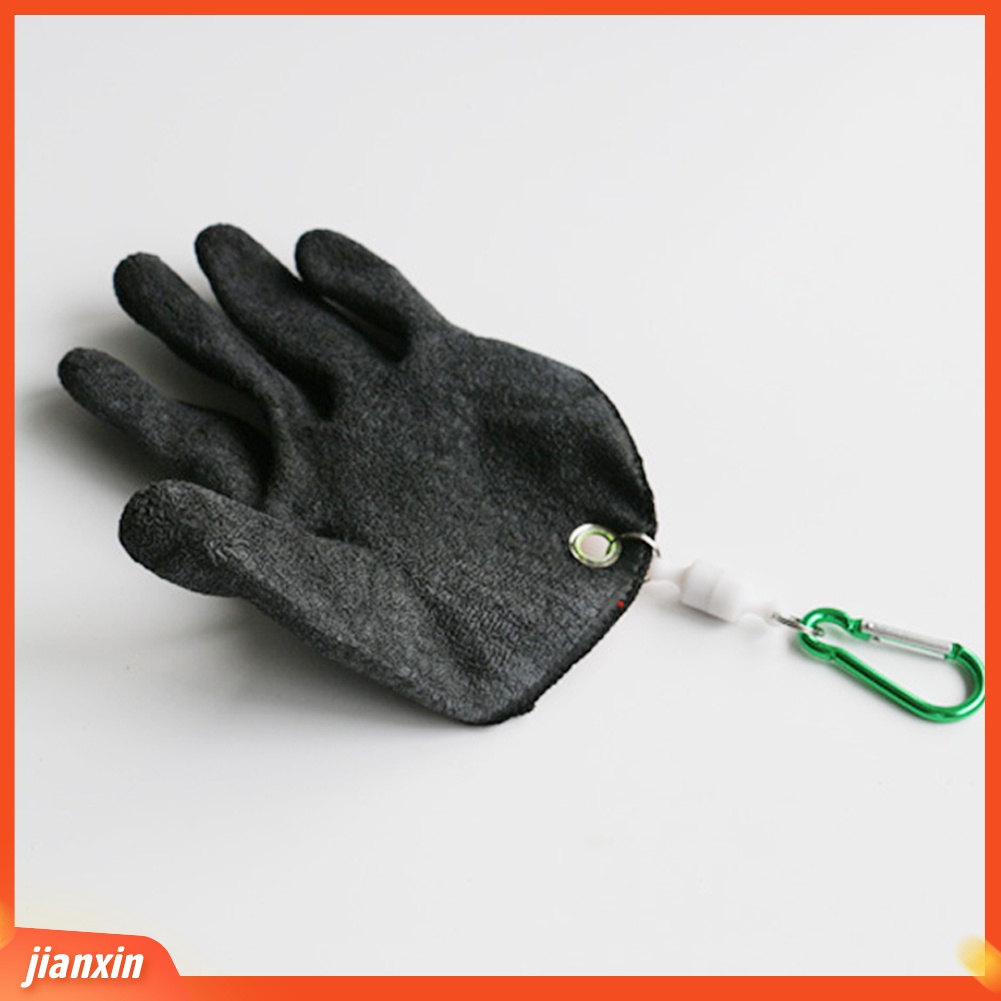 (In Stock) 1Pc Tangan Kiri/Kanan Sarung Tangan Memancing Luar Ruangan Anti Selip Safety Hand Catch Fish Tool