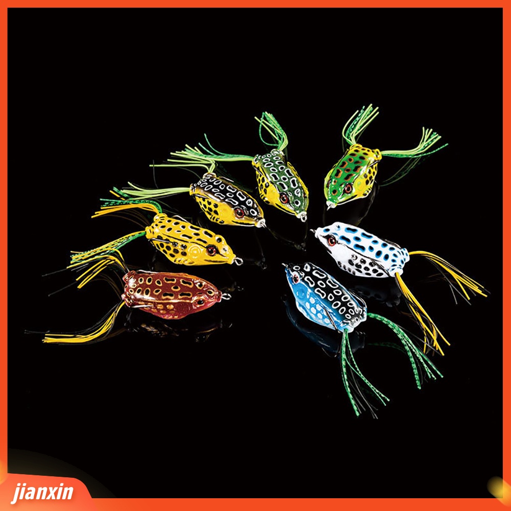 (In Stock) 4.5/5/5.5 cm Silikon Lembut Buatan Kodok Umpan Pancing Umpan Tackle Dengan Pengait