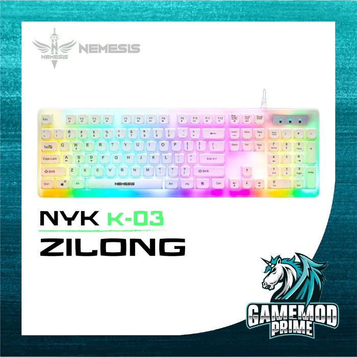 Keyboard Membrane Pudding Case Full RGB NYK Nemesis ZILONG K-03