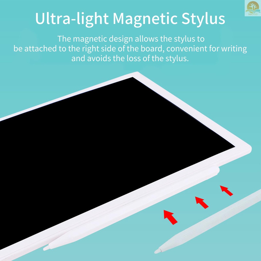 In Stock 13 Inch LCD Writing  Board Monochrome Screen with Stylus Drawing Writing Taking Notes Leaving Messages for Toddlers Boys Girls &amp; Adults Black
