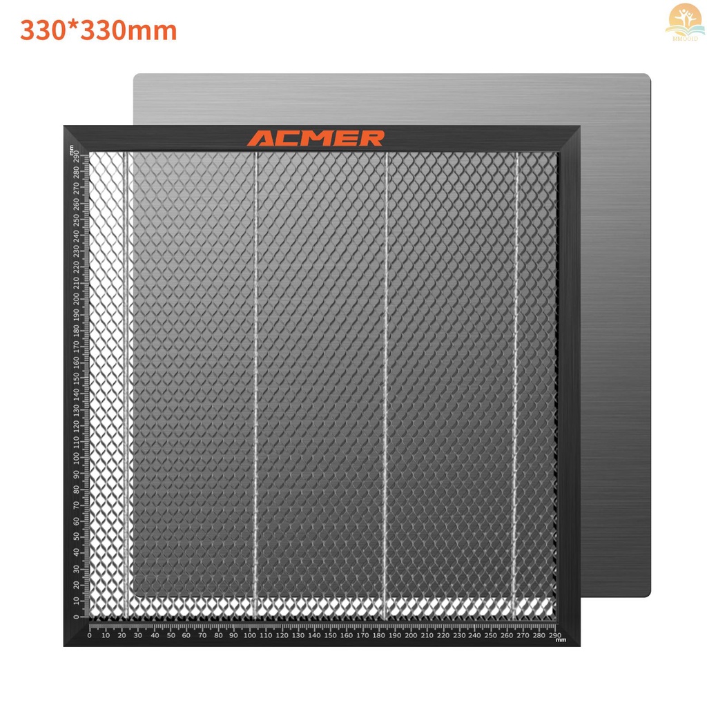 In Stock TEVOUP ACMER-E10 Laser Cutting Honeycomb Working Table Board Platform Panel Baja 330x330mm Untuk Mesin Pemotong Pengukir Laser CO2 Atau Dioda Kompatibel Dengan NEJE/XTOOL/ORT