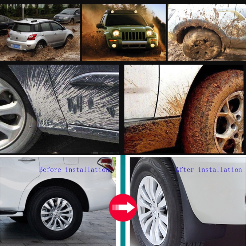Mud Flaps for Great Wall Haval F7 F7X2019 2020 2021 Mudguards Splash Guard Fender Mudflaps Aksesoris DIY Auto
