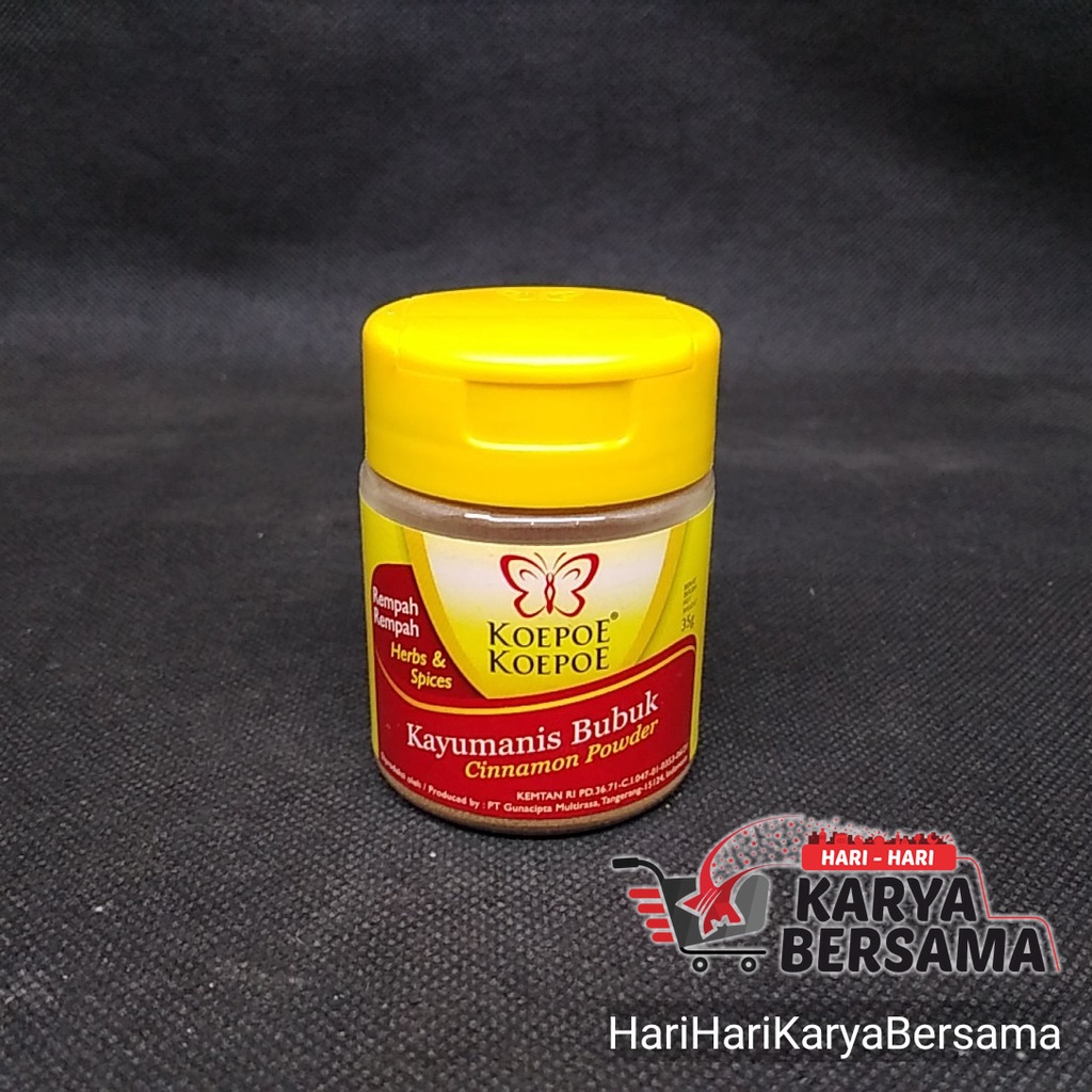 

KOEPOE KOEPOE REMPAH REMPAH BUBUK KAYU MANIS CINNAMON POWDER 35GR