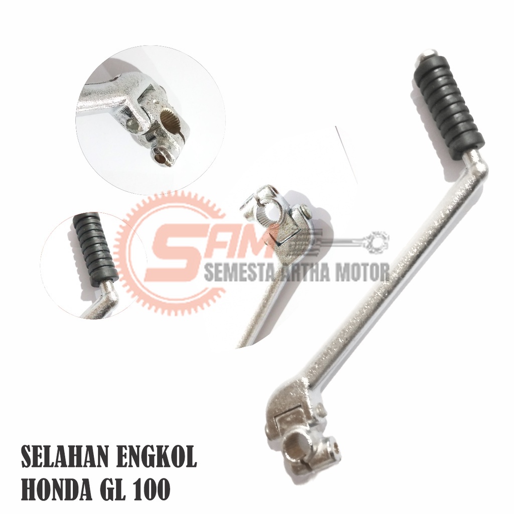 Selahan Engkol Honda GL100 GL 100 Kick Stater Selah Starter Engkolan Motor