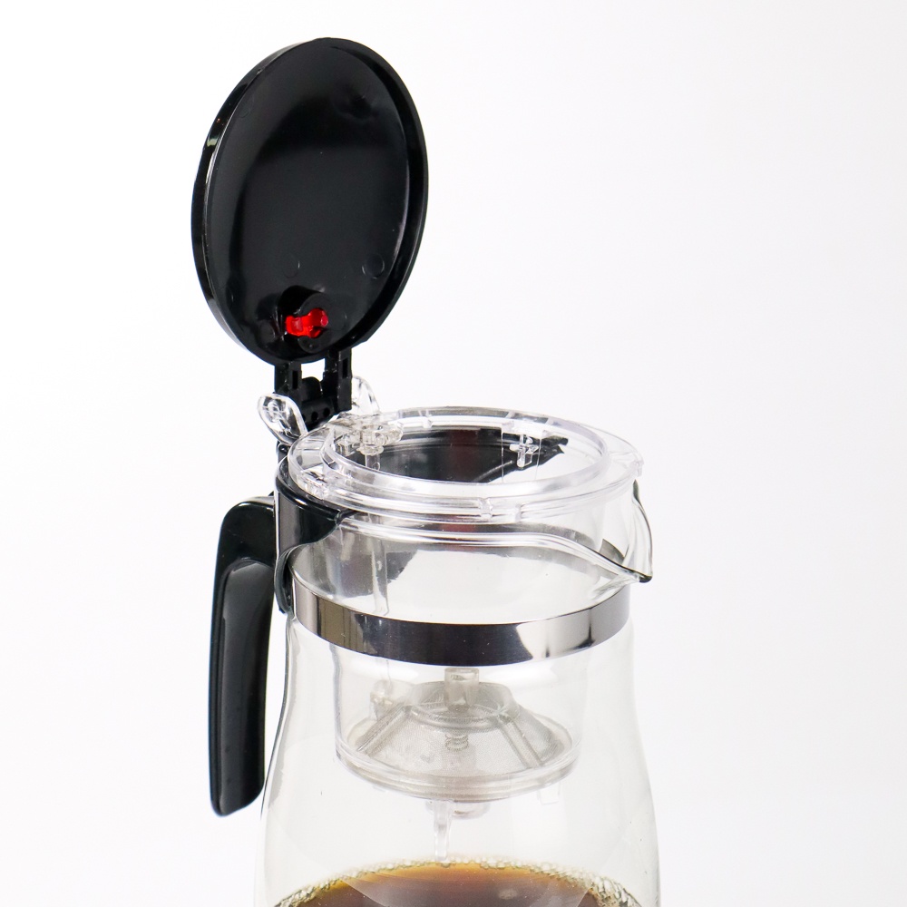 Teko Kaca Kopi Teh Pitcher dengan Saringan 875ml - TP-757