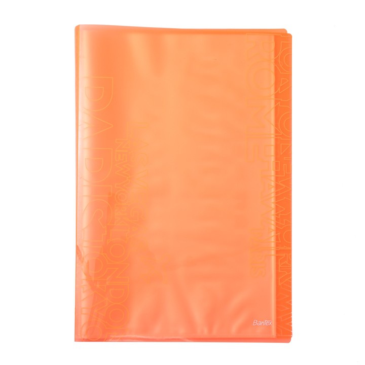 

[Artomas] Bantex PP Jolly Bright Display Book (30 Pocket) Folio Orange 3196 12