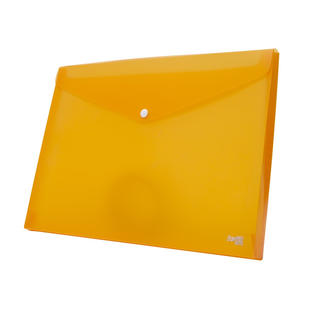 

[Artomas] Bantex Poly Wallet Case Folio (2 Divider) Orange 8015 12