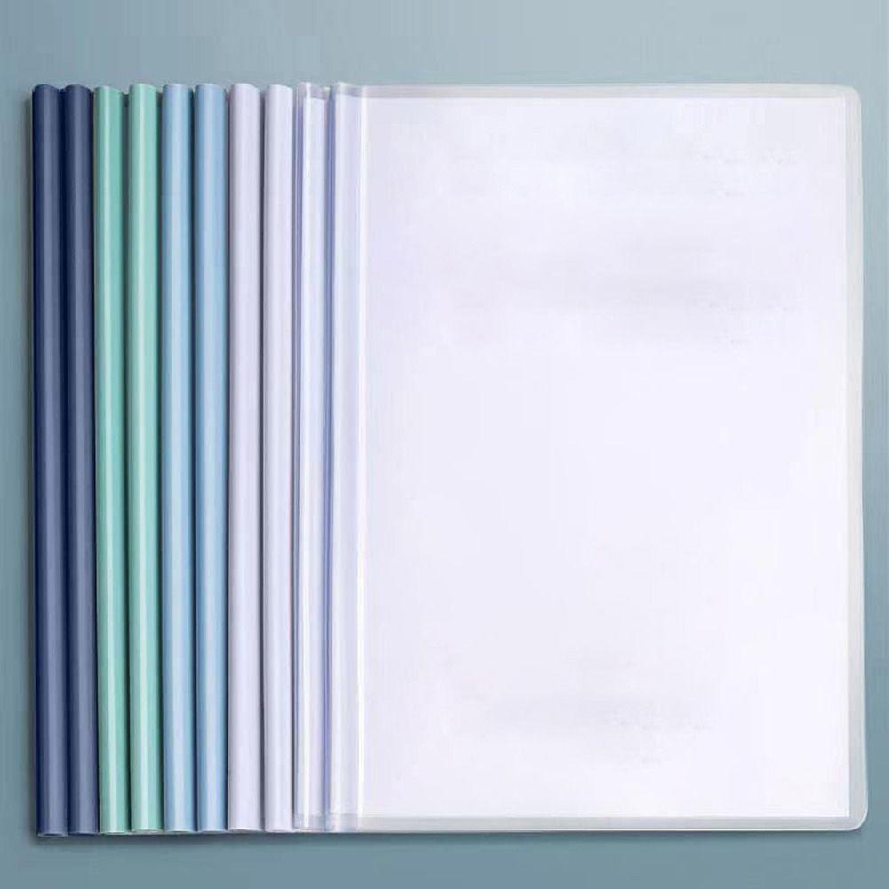 LANFY 10pcs /set Penjepit Folder File A4, Holder Klip File|Paper Folder, Folder Dokumen Akun Tangan Scrapbooking Tahan Air Multifungsi Untuk Kantor