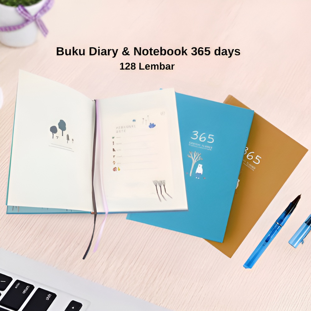 

Buku notebook Diary 365 Hari Hardcover