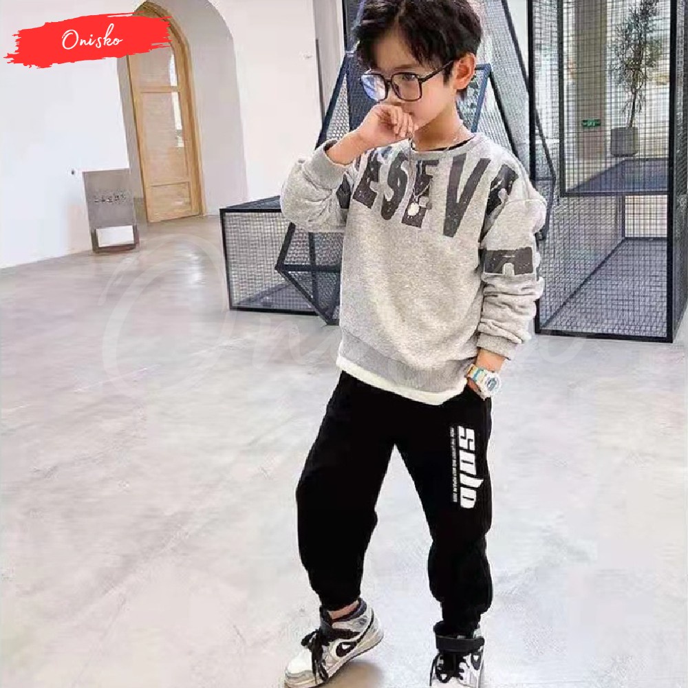 Joger Trening Training Celana Sragam Olahraga Anak Cowok Cewek Laki Laki Perempuan Unisex Umur 1 2 3