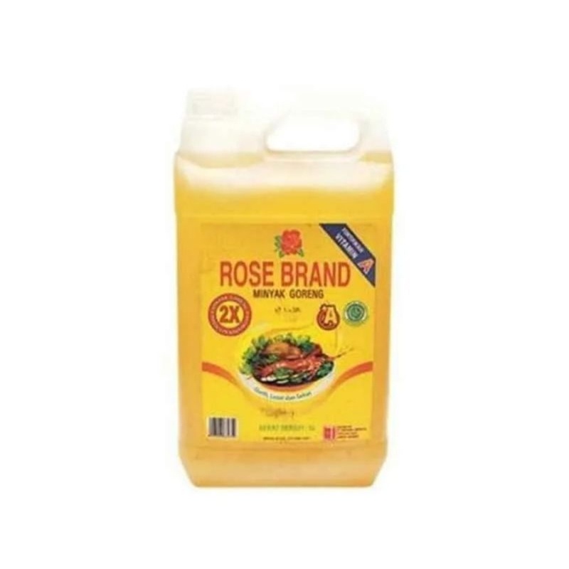 

Rose Brand minyak goreng 5 liter jerigen