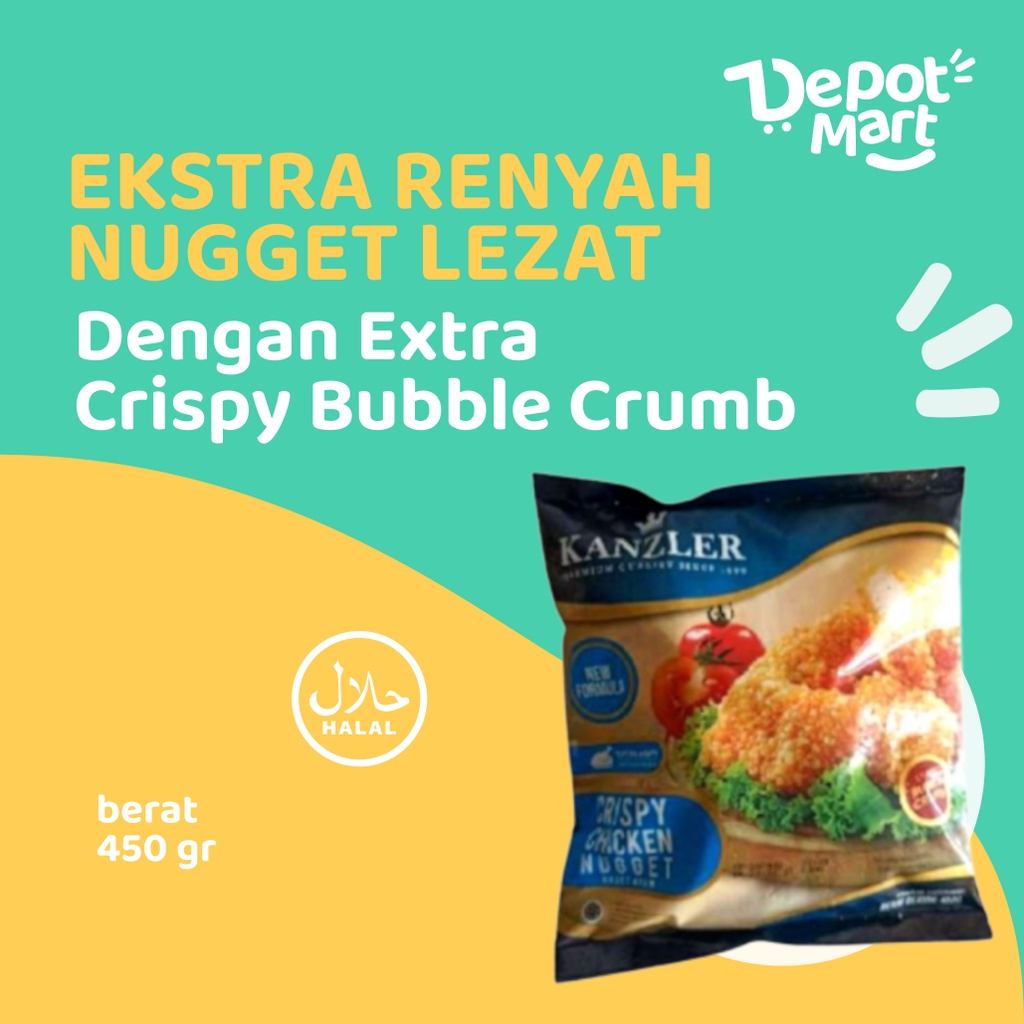 

Depot Mart KANZLER CRISPY CHICKEN NUGGET 450GR - Naget Ayam Krispi