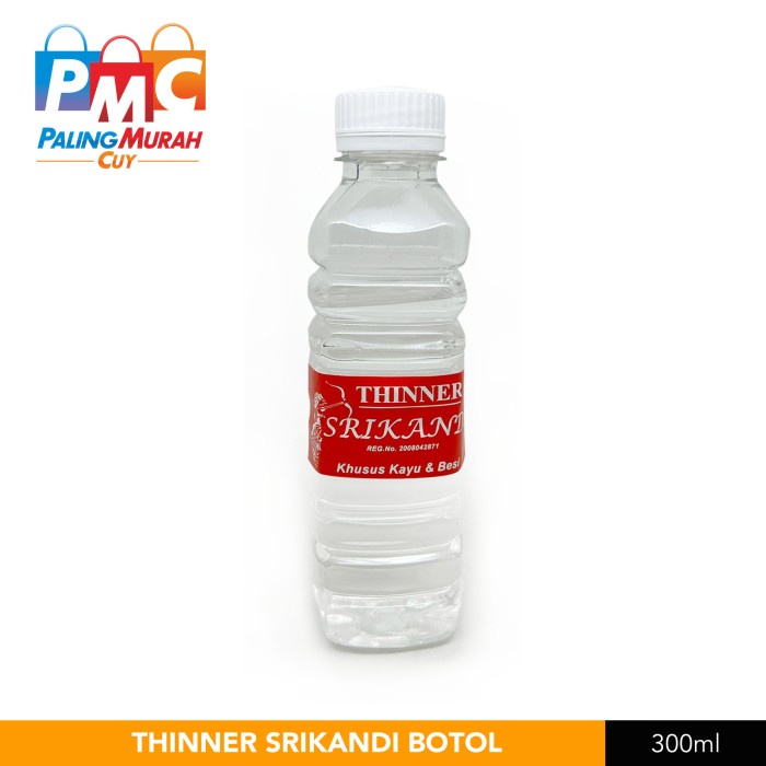 THINNER SRIKANDI / PENGENCER CAT / THINNER CAT SETENGAH DUCO MINYAK