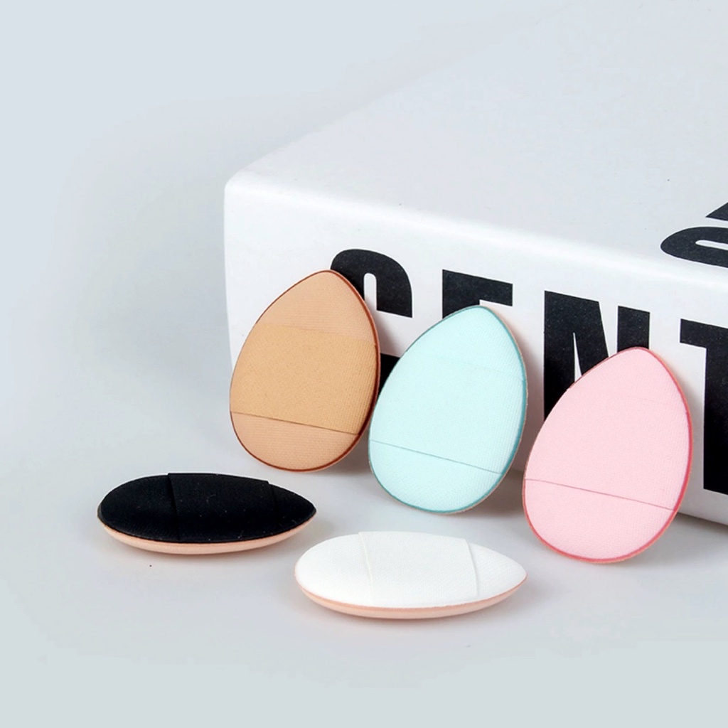 Spons Puff Air Cushion Mini Fungsi Ganda Basah(6 Pcs) / Kering Untuk Concealer / Foundation/ Alas Bedak / Puff Cushion / Air Cushion/make Up Spons/Basah Dan Kering Penggunaan Ganda Mudah Diaplikasika Rias