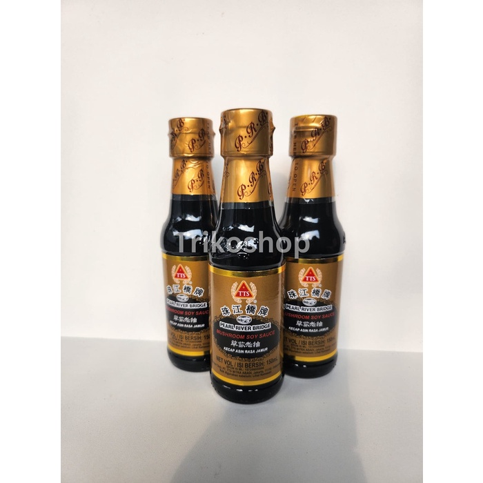 

PRB TTS Pearl River Brigde Mushroom Soy Sauce Kecap Asin Jamur 150ml/600ml
