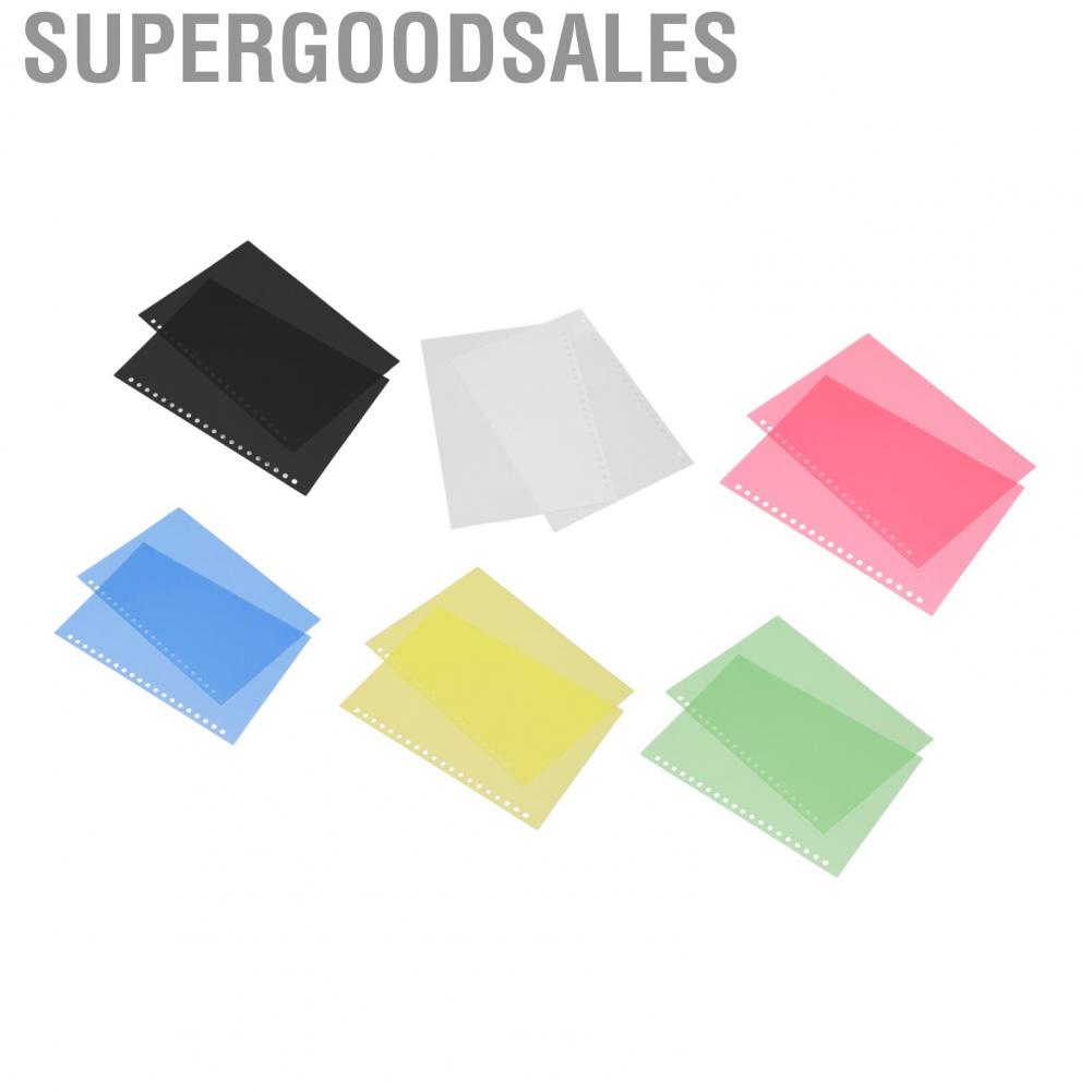 Supergoodsales Binding Presentation Cover  Sheet Protector Easy Cleaning PP Plastic for Report