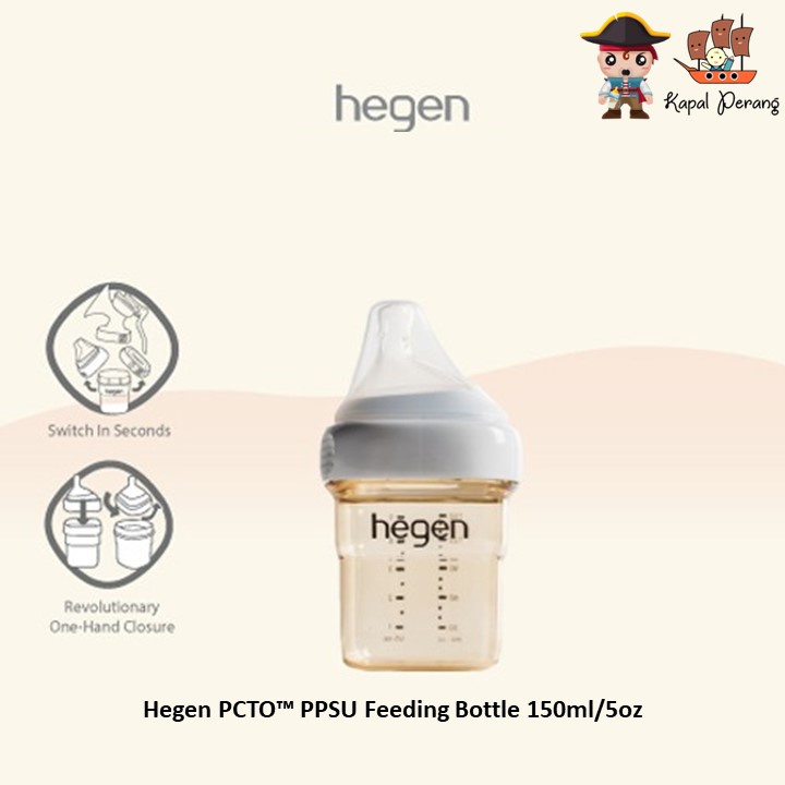 Hegen PCTO™ 150ml/5oz Feeding Bottle PPSU