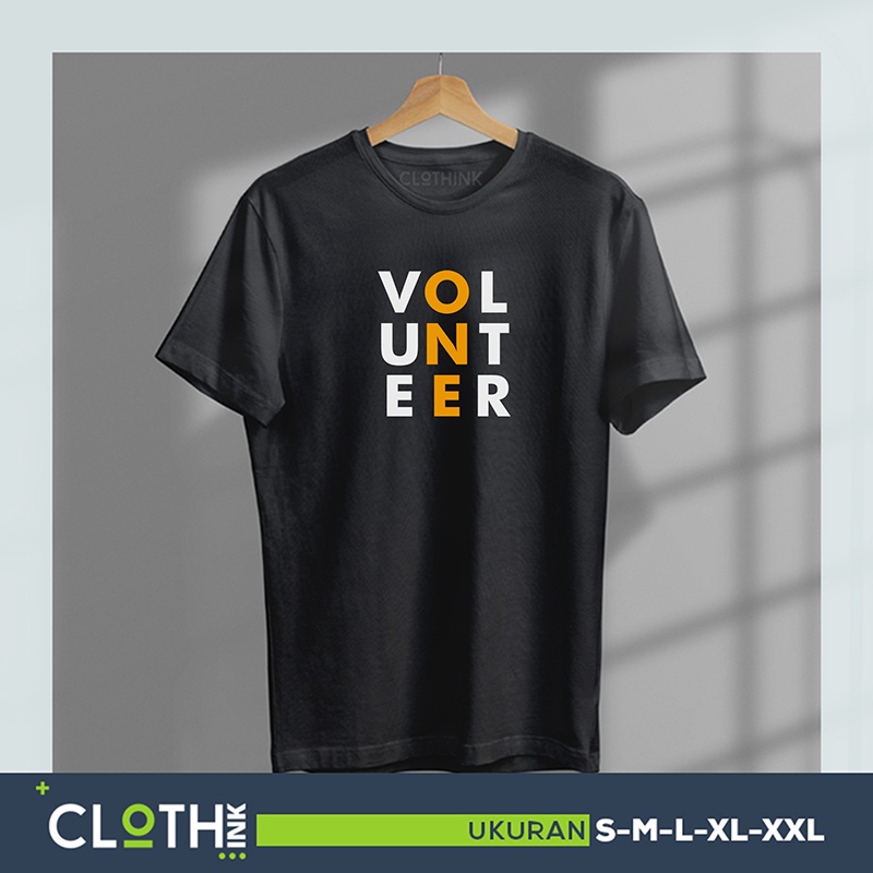 Kaos Volunteer relawan kemanusiaan baju relawan