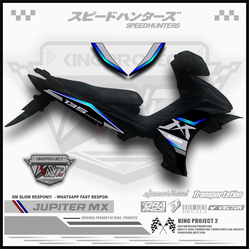 Striping Jupiter Mx New Motif Malaysia style