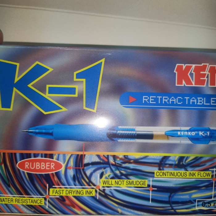 

Pulpen Pen K1 K-1 kenko 0,5 Sedus 12Pcs - Hitam