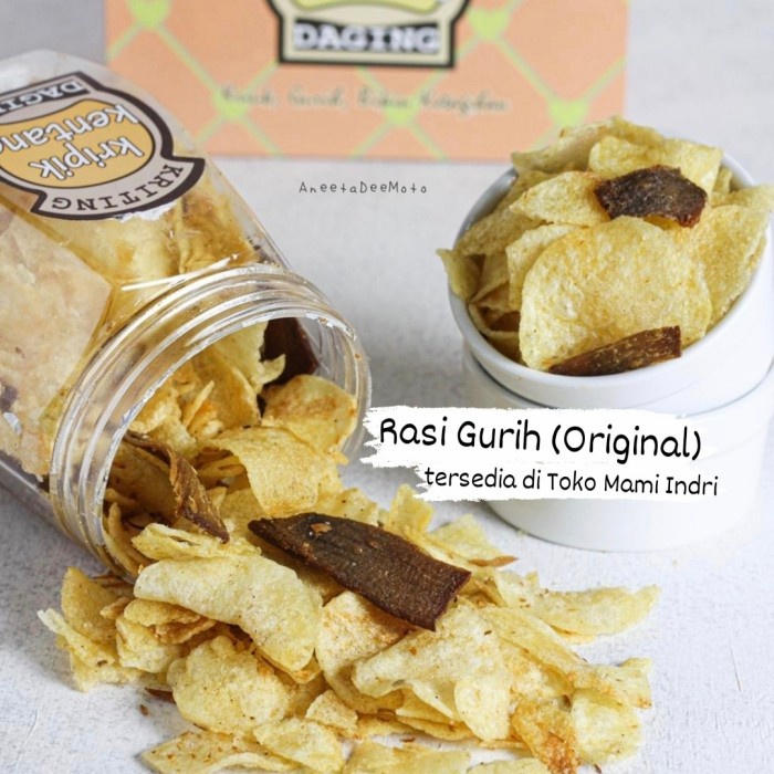 

✨Ready Stok✨ - Keripik Kentang Daging (Keriting) - Pedas