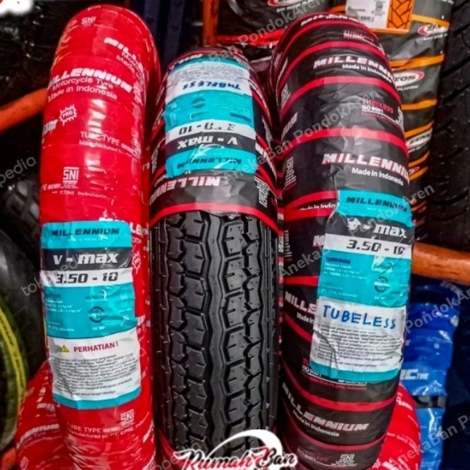 BAN MILLENIUM VMAX 350-10 BAN VESPA KLASIK TUBELES