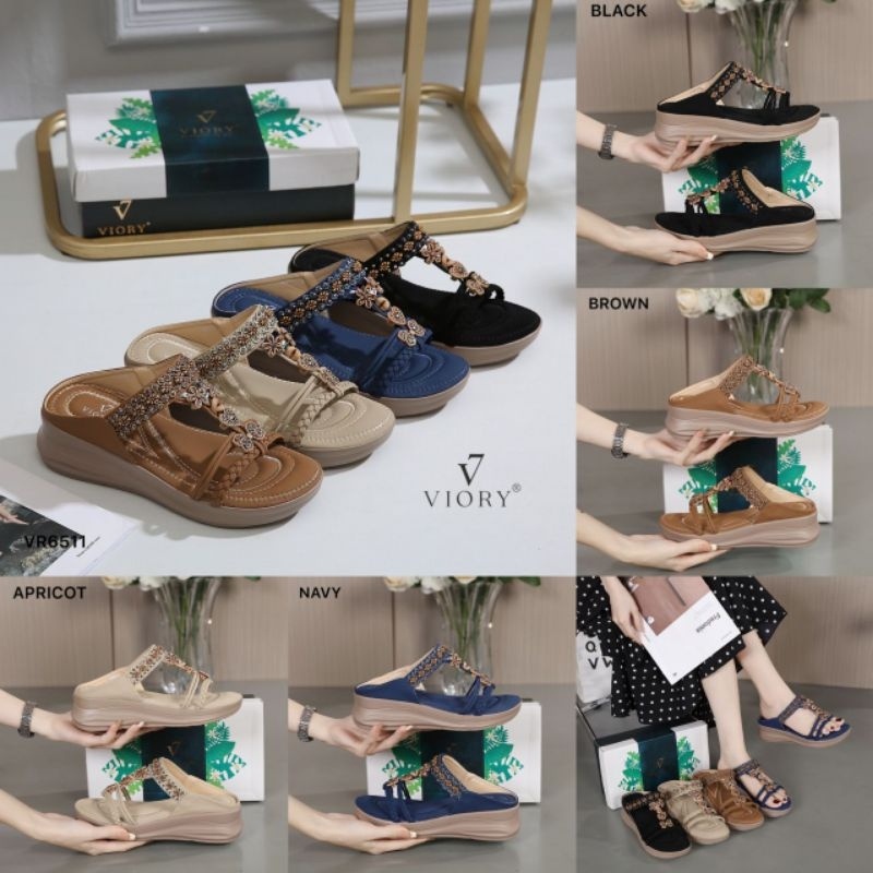 VIORY Wedges Sandal Shoes #VR6511