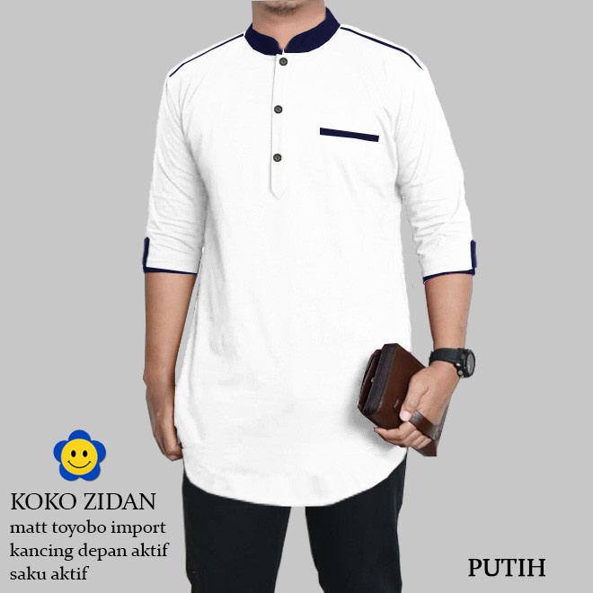 KOKO ZIDANE Baju Koko Qurta Pria,Baju Koko Pria Terbaru