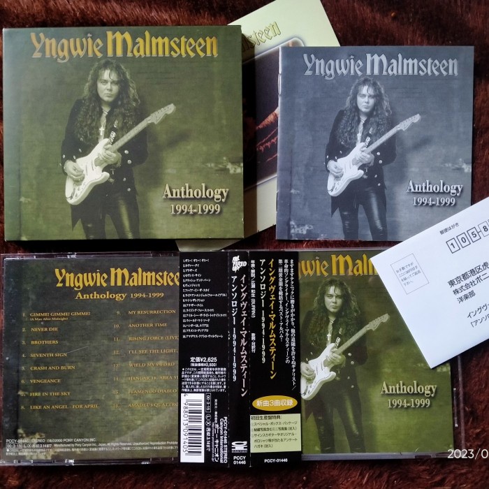 CD YNGWIE MALMSTEEN ANTHOLOGY 1994-1999 JAPAN OBI