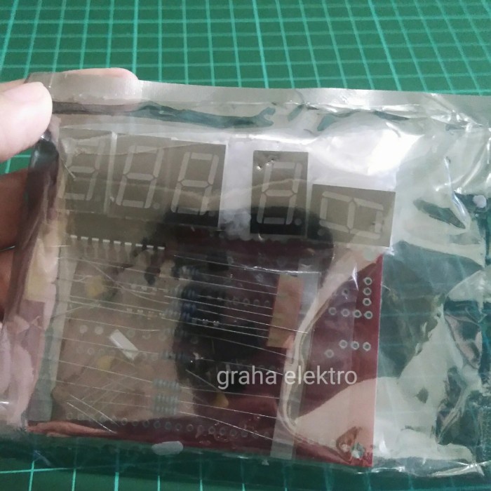 kit DIY frequency counter 5 digit crystal xtal kristar radio Tyas Elektro