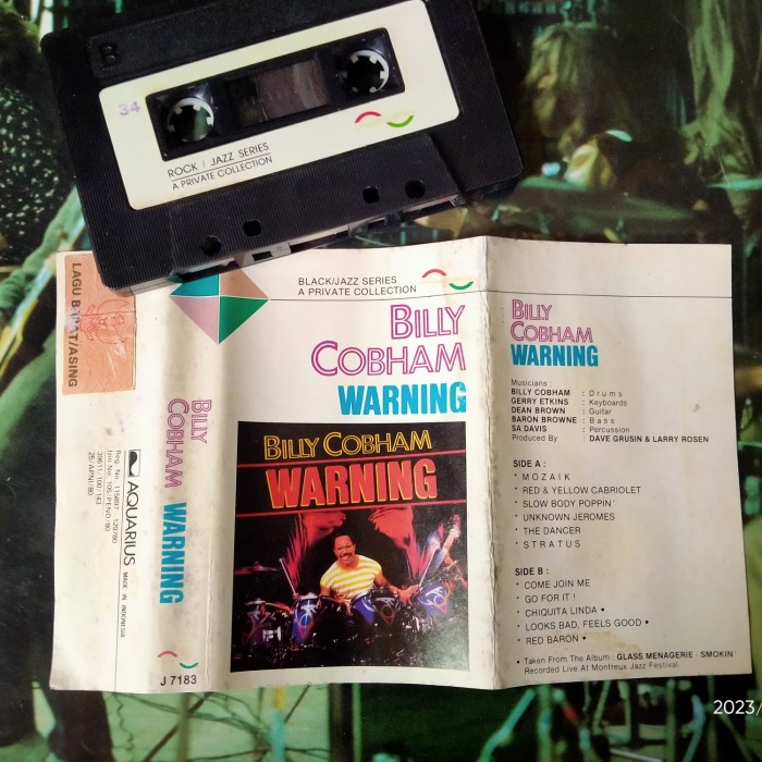 KASET BILLY COBHAM WARNING PRIVATE COLLECTION