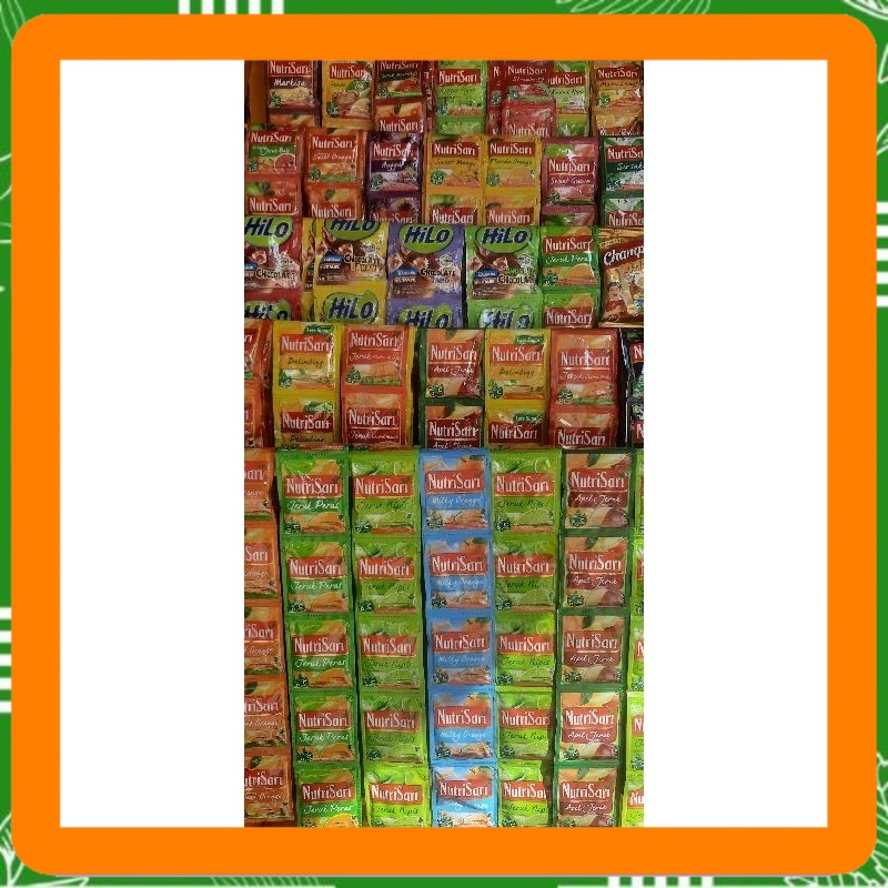 

nutrisari 14 gr x 10 pcs jeruk peras sweet orange apel cincau sirsak Best Seller