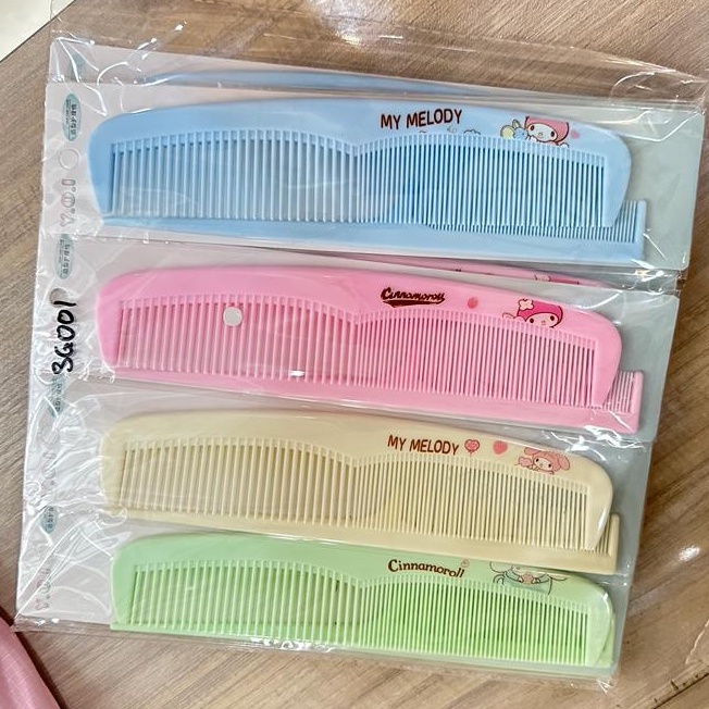 SS001 - Sisir Set 2IN1 Lucu Anti Kusut - Souvenir Pernikahan - Sisir Grosir