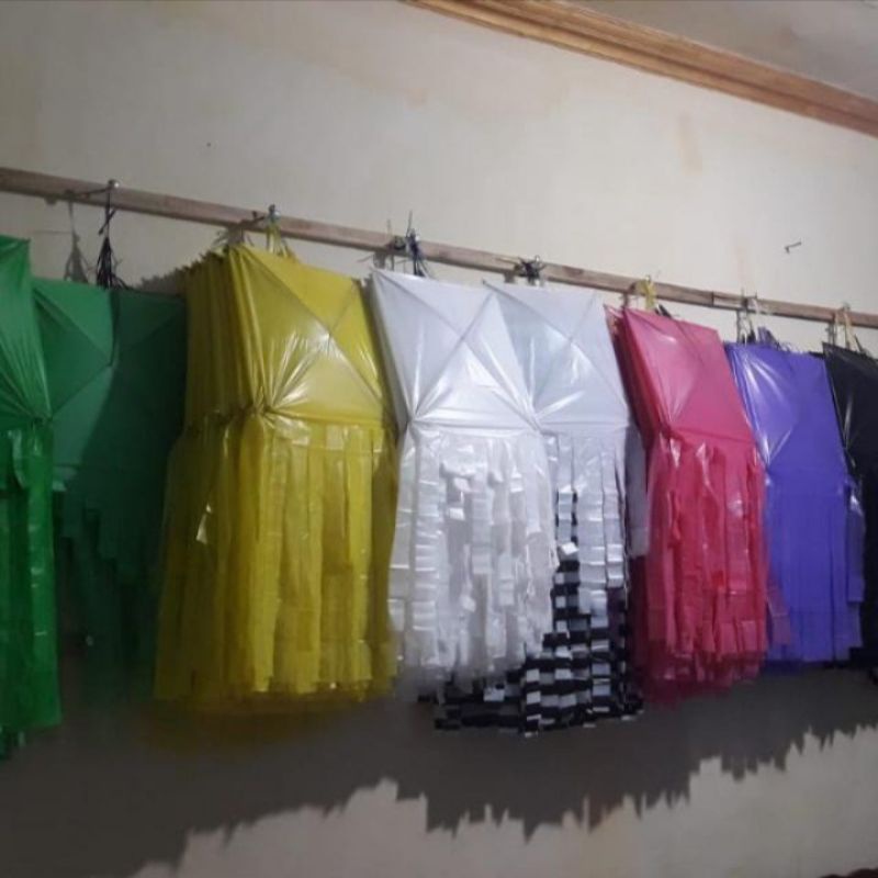 20pcs Layangan Ubur Ubur Layang-layang Plastik Kebumen