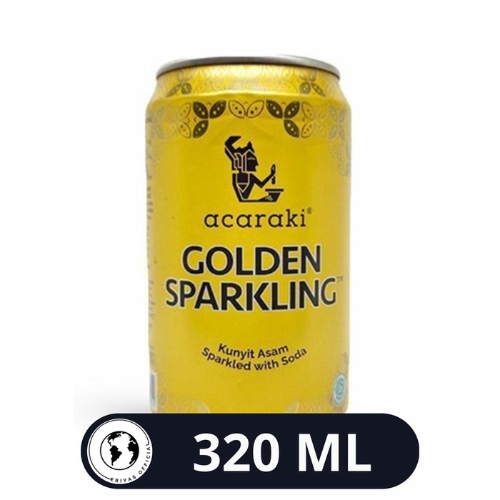 

Minuman Soda Acaraki Golden Sparkling Kunyit Asam 320 Ml